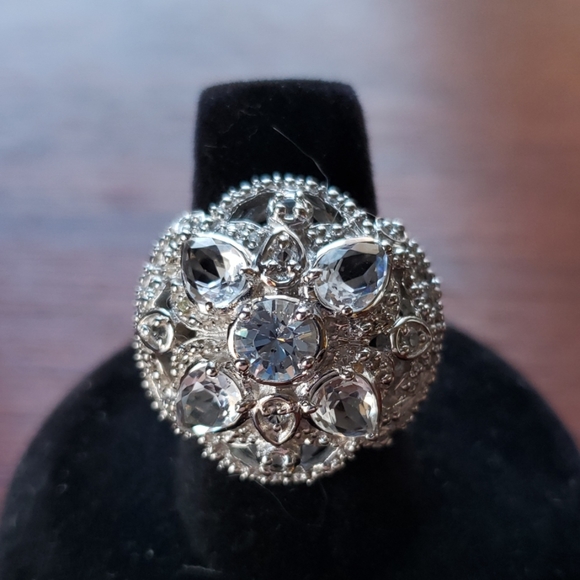 Sterling 925 silver CZ ring - Picture 2 of 4